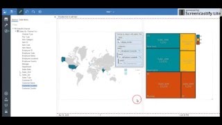 IBM Cognos Analytics 11 Tutorial  Dynamic Map amp Tree DataViz  Part 4 of 45 [upl. by Ymmaj]