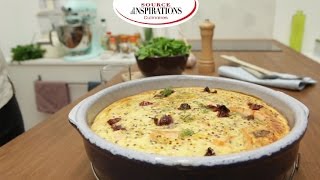 Recette Quiche sans pâte au Quinoa Gourmand à la ricotta amp au saumon  TIPIAK [upl. by Ardnuhs418]