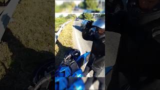 First Time Rider Crashes Motorcycle On First Ride  KidSwifty [upl. by Areema]