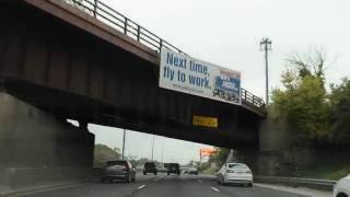 IL I94 WB and US 41 NB Edens Expressway from Chicago to Northbrook Oct 2016 [upl. by Ttenaej]