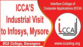 ICCAs Industrial Visit to Infosys Campus Mysore [upl. by Ahsemik]