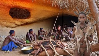 Uncover Incredible World Of The Hadzabe Tribe Bushmen Hunters  Surviving in the Wild [upl. by Massie965]