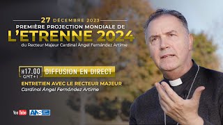 PREMIÈRE PROJECTION MONDIALE DE L ETRENNE 2024 du Recteur Majeur Cardinal Ángel Fernández Artime [upl. by Negam799]