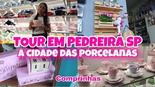 TOUR PELA CIDADE DE PEDREIRA SP  A CIDADE DAS PORCELANAS  COMPRINHAS FOFAS [upl. by Ateerys]