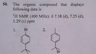 Super easy Csir net december 2017 solution NMR question [upl. by Anuhsal709]