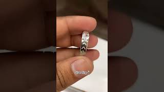 Silver latest new design gents ring  short  rhjewellers  925 sterling silver  Ahmedabad [upl. by Stempien]