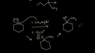 Synthesis of alcohols using Grignard reagents I  Organic chemistry  Khan Academy [upl. by Eceeryt]