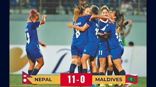 NEPAL VS MALDIVES 110 SAFF Championship 2024 Highlights [upl. by Jopa688]