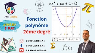 1 bac smsc ex généralités sur les fonctions 2 fonctions usuelles  polynôme du 2 ème deg [upl. by Yehus]