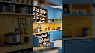 New Kitchen Organizing Ideas😲💥👌  modular kitchen designs viral shorts trending [upl. by Stempien]