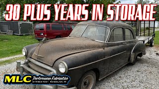 1950 Chevy Deluxe Part 1 First time outside in over 30 years [upl. by Eolcin]