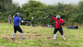 Spadroon Sparring  Alex Kraken Swords vs Nick AHF [upl. by Genna]