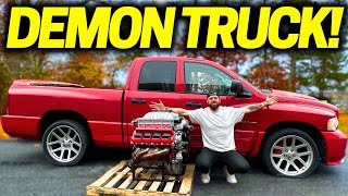 Building The Worlds First Dodge DEMON Truck [upl. by Ykcub]