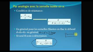 33 Cours SEMELLES FILANTES ET RADIER [upl. by Gare983]