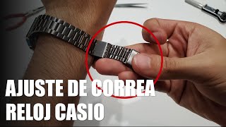 ¿Cómo ajustar correa de reloj antiguo Casio Vintage [upl. by Ahcurb]