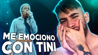 TINI ME EMOCIONA con TINTA 90 en VIVO  REACCION [upl. by Tterab]