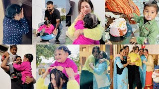 INDER amp KIRAT BABY SITTING  FAMILY VLOG  VISITING PUA HOUSE  INDER amp KIRAT [upl. by Mishaan]