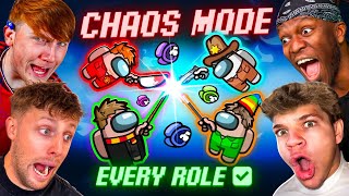 SIDEMEN AMONG US ULTRA CHAOS MODE EVERY SINGLE ROLE TURNED ON [upl. by Cheri264]