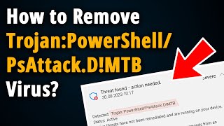 How to Remove Trojan PowerShell PsAttack  Easy Tutorial [upl. by Lleinad630]