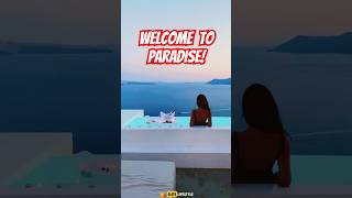 Luxury Resort at Santorini 😎 lifestyle luxury success [upl. by Aryhs]