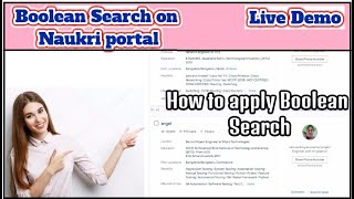 How to apply Boolean Search on Naukri Portal II In Eng [upl. by Sedberry]