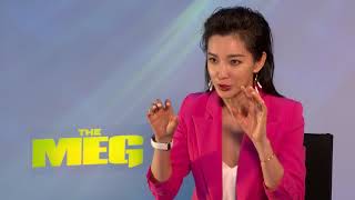 The Meg Interview Chinese Actress Bingbing Li On Working with Jason Statham [upl. by Darwen403]