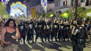 Festa Patronale Bernalda 230824  Corteo storico gruppo archibugieri di Cava dei Tirreni [upl. by Animsaj]