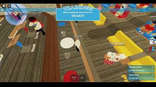 Playing Roblox Washiez Training Center trying to get host [upl. by Neraa797]