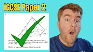 iGCSE Math Paper 2 3 June 2020 Full Walkthrough [upl. by Frankhouse641]