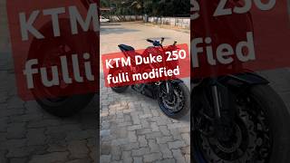 KTM Duke 250modified and powerful bike ‼️ full modify bike [upl. by Yewed826]