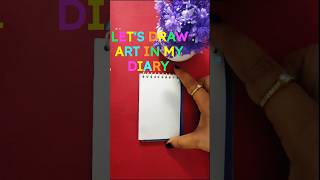 Diary page designDiary drawing ideasshorts creative [upl. by Lac347]