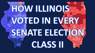 Illinois Class II Senate Seat Voting History [upl. by Trinette]