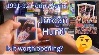 NBA HOOPS 199192 HOBBY BOX SERIES 1 Break whatsinside nbahoops sportscards 90s vintage [upl. by Keeryt]