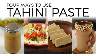 4 Ways To Use Tahini  Tahini Recipes  Easy Homemade Recipes [upl. by Cirad]