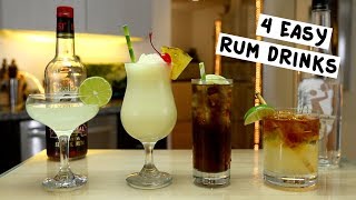 Four Easy Rum Drinks [upl. by Ermina493]