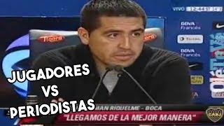 JUGADORES VS PERIODISTAS 1  Fútbol Argentino [upl. by Haseena958]