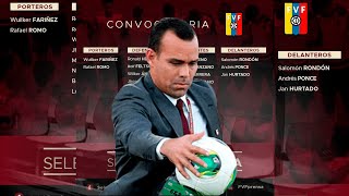 Convocatoria VINOTINTO y la coherencia Amistoso Venezuela vs Colombia [upl. by Noside]