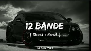 12 Bande  Slowed  Reverb   varinder brar song Use headphones 🎧🎧 [upl. by Zales825]