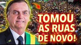 BOLSONARO COLOCOU MULTIDÃO NAS RUAS DE BALNEÁRIO CAMBURIÚ E VOLTOU A FALAR DE DEMOCRACIA [upl. by Biernat]