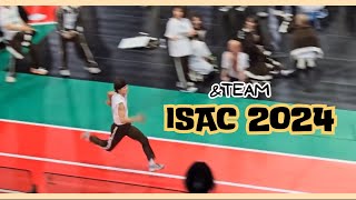 ampTEAM 앤팀 at ISAC 아육대 2024  400m Relay Race K  Fuma  Nicholas  EJ Fancam [upl. by Nagaet]