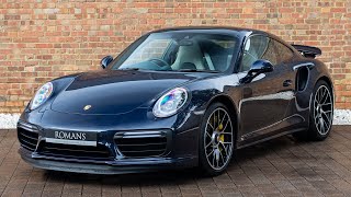 2018 Porsche 911 9912 Turbo S  Night Blue Metallic  Walkaround amp Interior Features [upl. by Ariana]