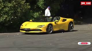 Modified Cars leaving Car Show 2024  LamborghiniFerrari [upl. by Esinal]