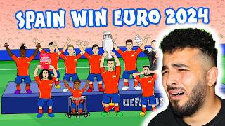 SPAIN WIN EURO 2024🏆  442oons Reaction [upl. by Thunell234]