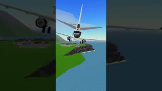 E190 Landing at Saba in PTFS Roblox [upl. by Ensoll]