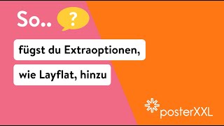 So fügst du Zusatzoptionen hinzu wie LayflatBindung [upl. by Roban]