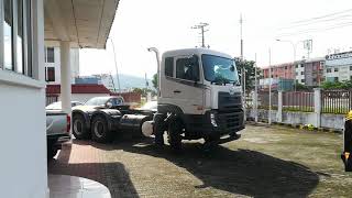 UD Trucks New Quester Prime Mover with Escot Transmission reversing  TCIE Sabah [upl. by Maible788]