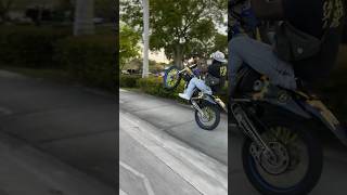 Meechy Insane YZ125 Wheelie Control [upl. by Darsie]