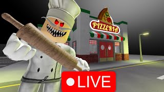 ESCAPE PAPA PIZZAS PIZZERIA SCARY OBBY Full Live Stream shorts roblox livestreams [upl. by Tlihcox]