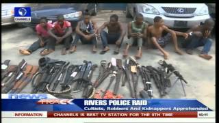 Rivers Police Raid Cultists Robbers Kidnappers Apprehended 280615 [upl. by Castor212]