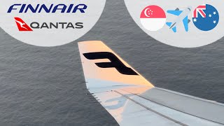 Finnair A330 NEW Economy Class to SYDNEY operated for QANTAS [upl. by Sanyu909]